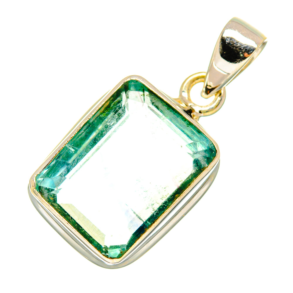 Green Fluorite Pendants handcrafted by Ana Silver Co - PD9475