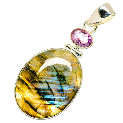Labradorite Pendants handcrafted by Ana Silver Co - PD9477