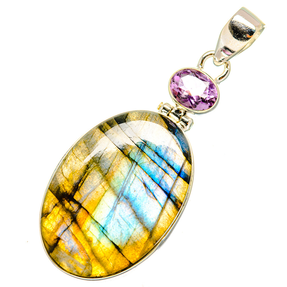 Labradorite Pendants handcrafted by Ana Silver Co - PD9478