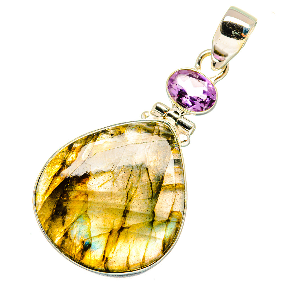 Labradorite Pendants handcrafted by Ana Silver Co - PD9479