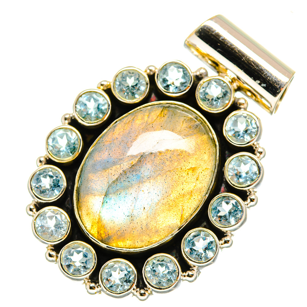 Labradorite Pendants handcrafted by Ana Silver Co - PD9485