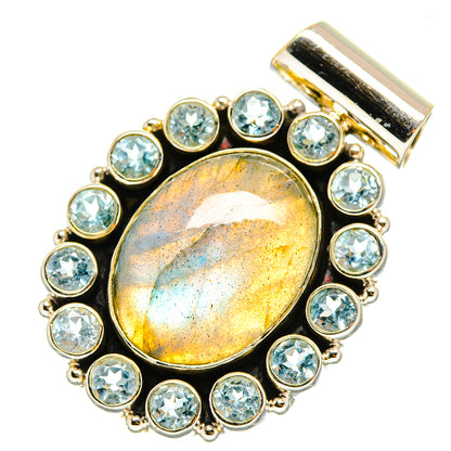 Labradorite Pendants handcrafted by Ana Silver Co - PD9485