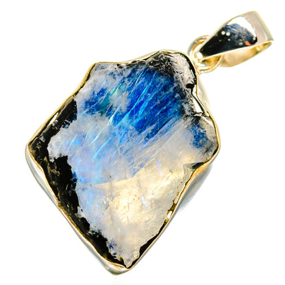 Rainbow Moonstone Pendants handcrafted by Ana Silver Co - PD9488
