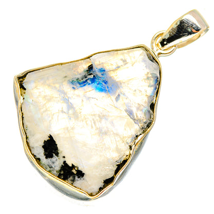 Rainbow Moonstone Pendants handcrafted by Ana Silver Co - PD9489