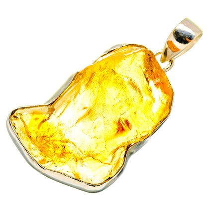 Citrine Pendants handcrafted by Ana Silver Co - PD9510