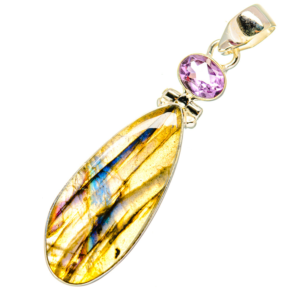 Labradorite Pendants handcrafted by Ana Silver Co - PD9515