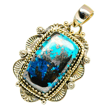 Shattuckite Pendants handcrafted by Ana Silver Co - PD9522