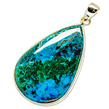Chrysocolla Pendants handcrafted by Ana Silver Co - PD9525