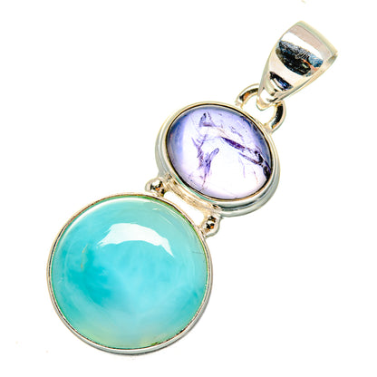 Larimar Pendants handcrafted by Ana Silver Co - PD9532