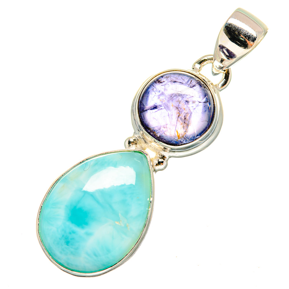 Larimar Pendants handcrafted by Ana Silver Co - PD9536