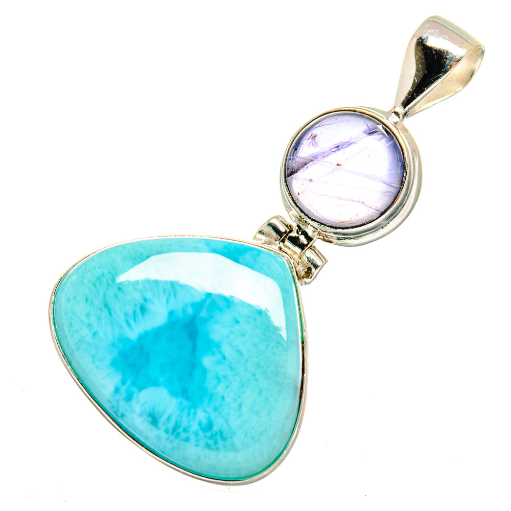 Larimar Pendants handcrafted by Ana Silver Co - PD9540