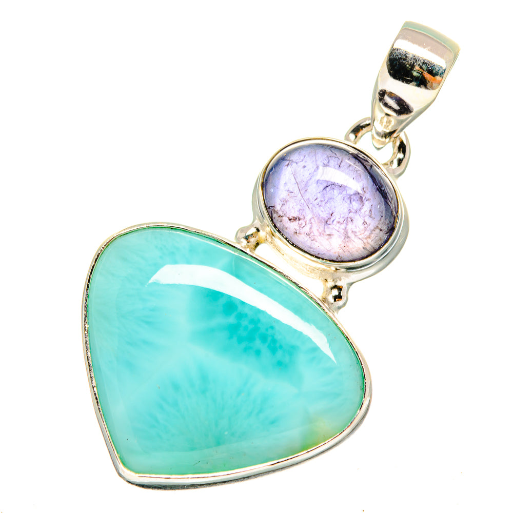 Larimar Pendants handcrafted by Ana Silver Co - PD9541