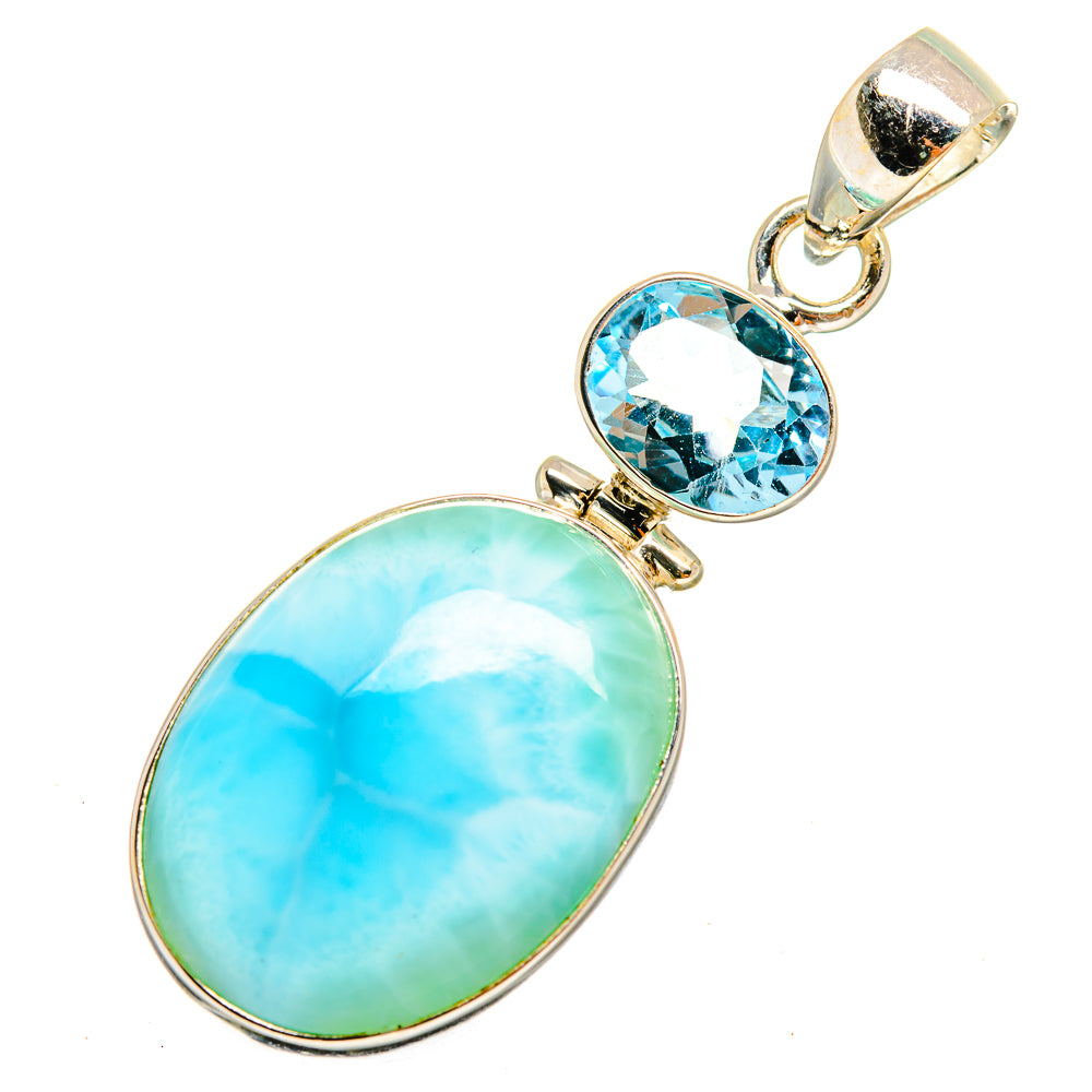 Larimar Pendants handcrafted by Ana Silver Co - PD9542