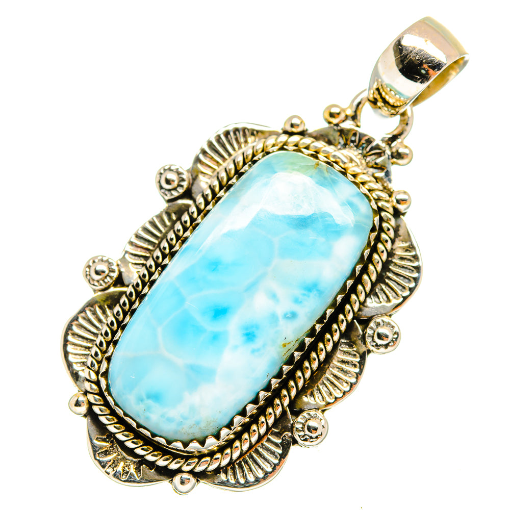 Larimar Pendants handcrafted by Ana Silver Co - PD9545