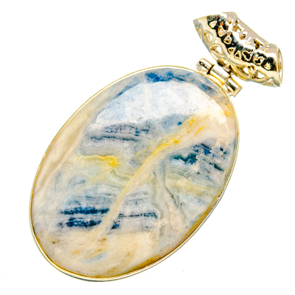 Blue Scheelite Pendants handcrafted by Ana Silver Co - PD9563