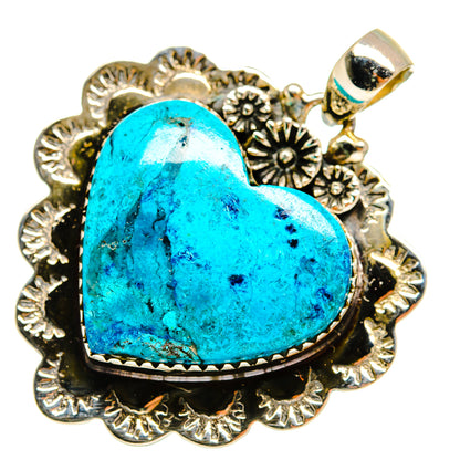 Chrysocolla Pendants handcrafted by Ana Silver Co - PD9566