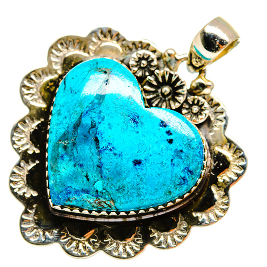 Chrysocolla Pendants handcrafted by Ana Silver Co - PD9566