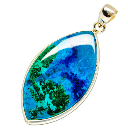 Chrysocolla Pendants handcrafted by Ana Silver Co - PD9570