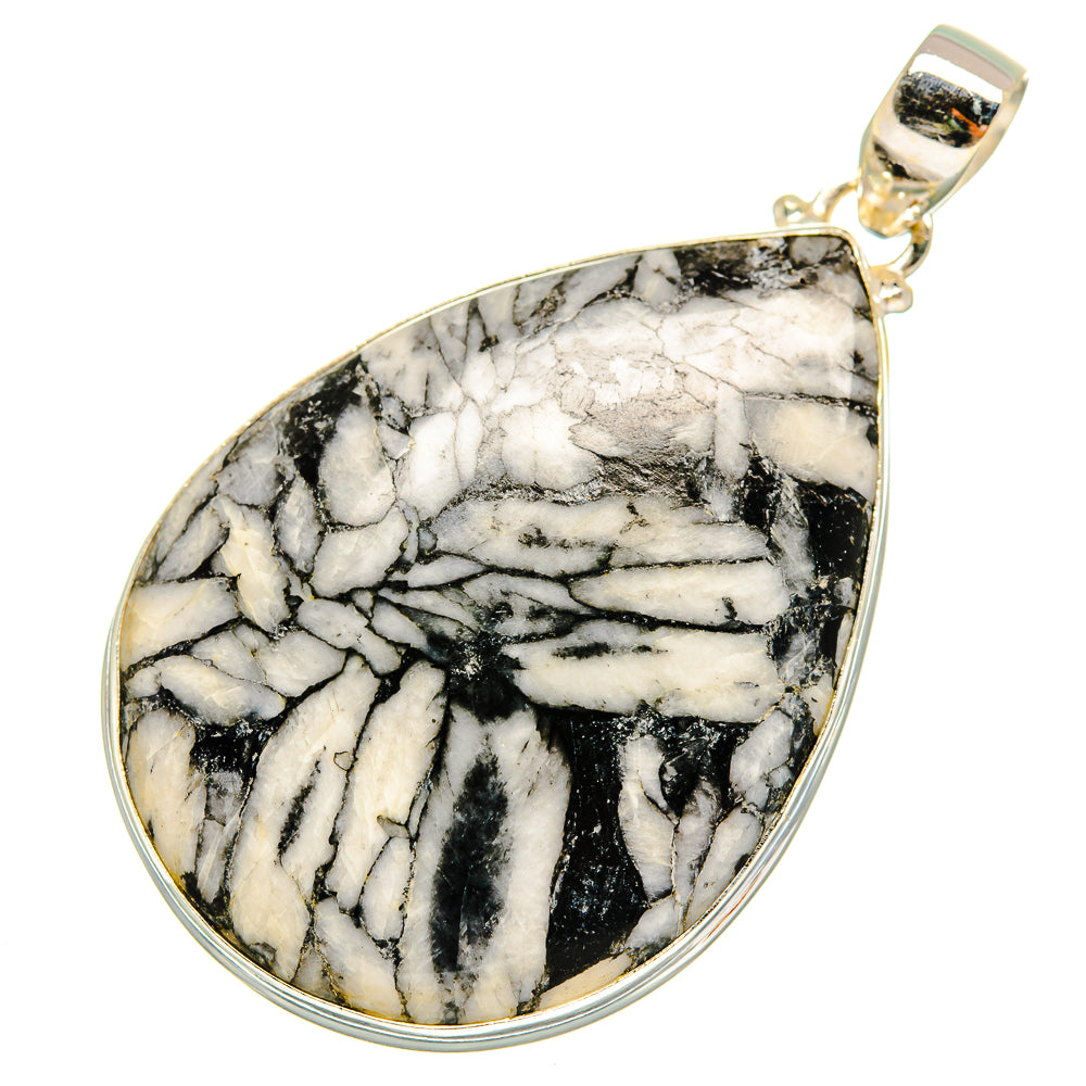Chrysanthemum Stone Pendants handcrafted by Ana Silver Co - PD9577