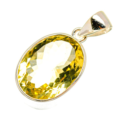 Lemon Quartz Pendants handcrafted by Ana Silver Co - PD9581