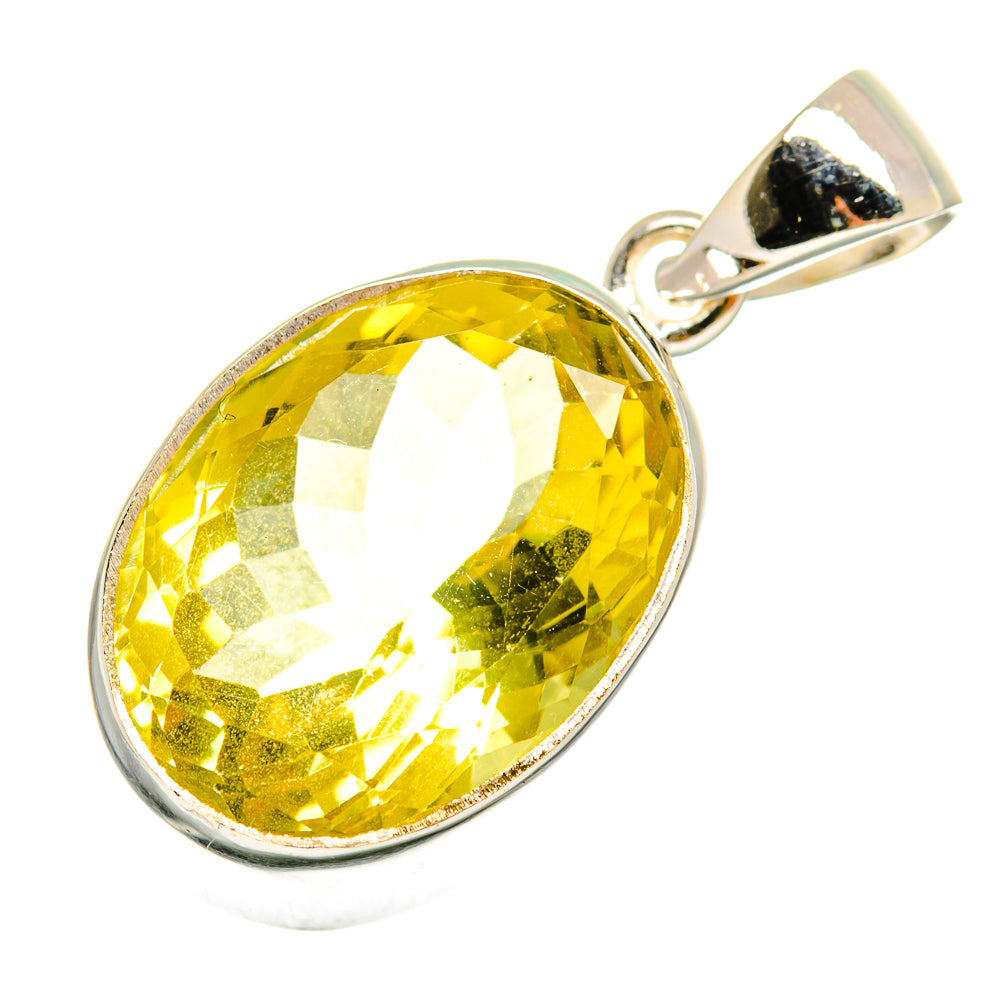 Lemon Quartz Pendants handcrafted by Ana Silver Co - PD9582