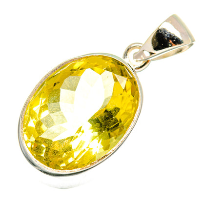 Lemon Quartz Pendants handcrafted by Ana Silver Co - PD9582