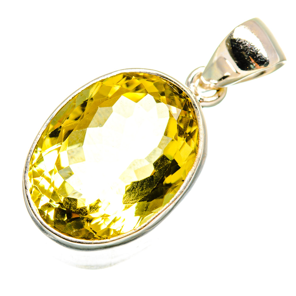 Lemon Quartz Pendants handcrafted by Ana Silver Co - PD9583