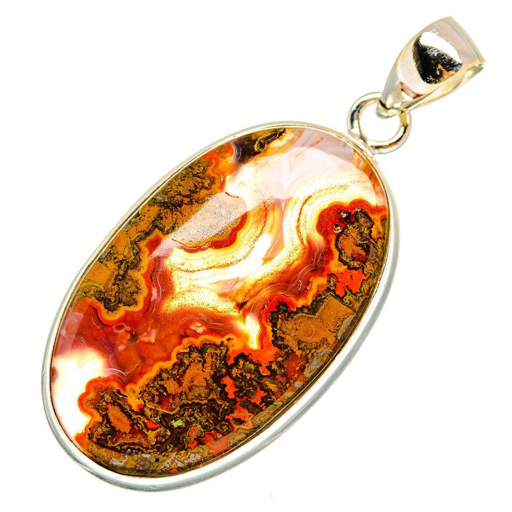 Moroccan Agate Pendants handcrafted by Ana Silver Co - PD9608