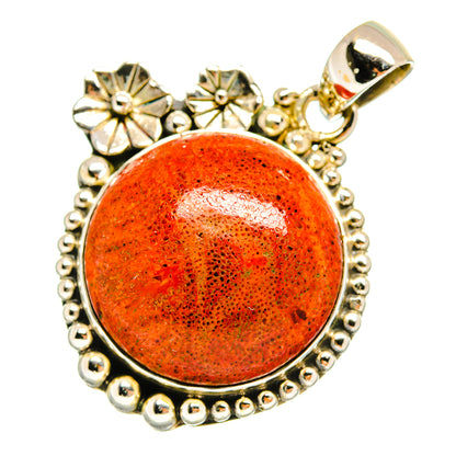 Sponge Coral Pendants handcrafted by Ana Silver Co - PD9612
