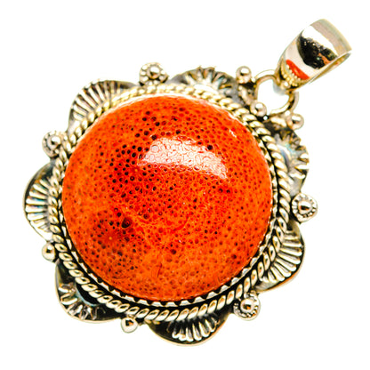 Sponge Coral Pendants handcrafted by Ana Silver Co - PD9613