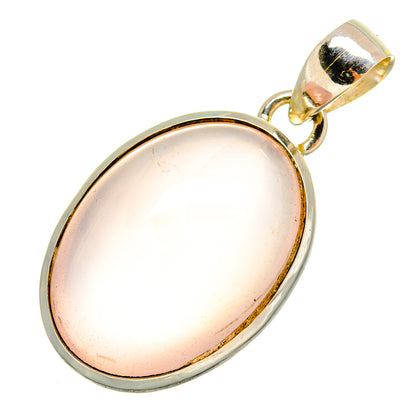 Rose Quartz Pendants handcrafted by Ana Silver Co - PD9621