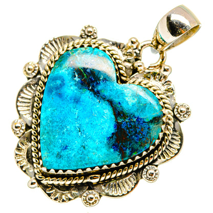 Chrysocolla Pendants handcrafted by Ana Silver Co - PD9636