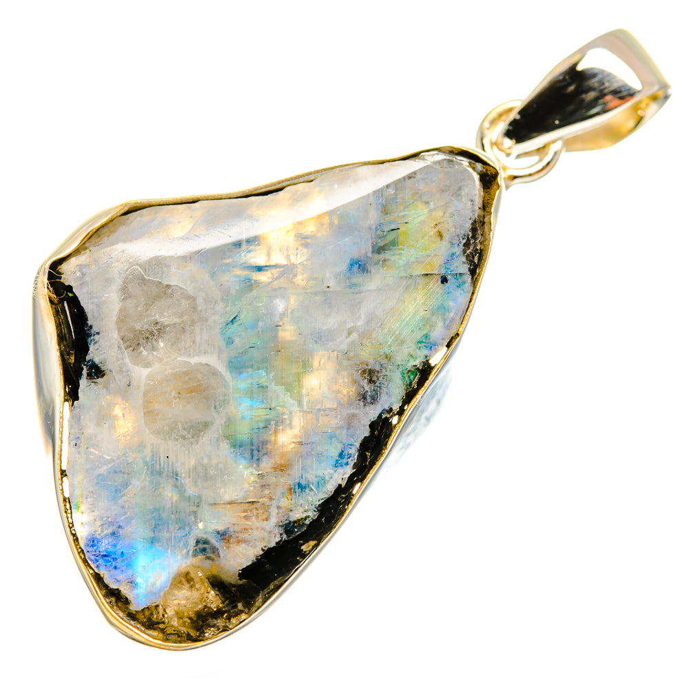 Rainbow Moonstone Pendants handcrafted by Ana Silver Co - PD9662