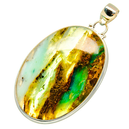 Peruvian Opal Pendants handcrafted by Ana Silver Co - PD9684