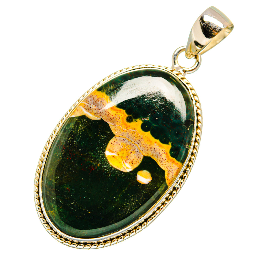 Ocean Jasper Pendants handcrafted by Ana Silver Co - PD9687