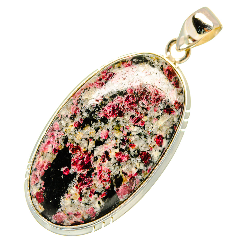 Russian Eudialyte Pendants handcrafted by Ana Silver Co - PD9688