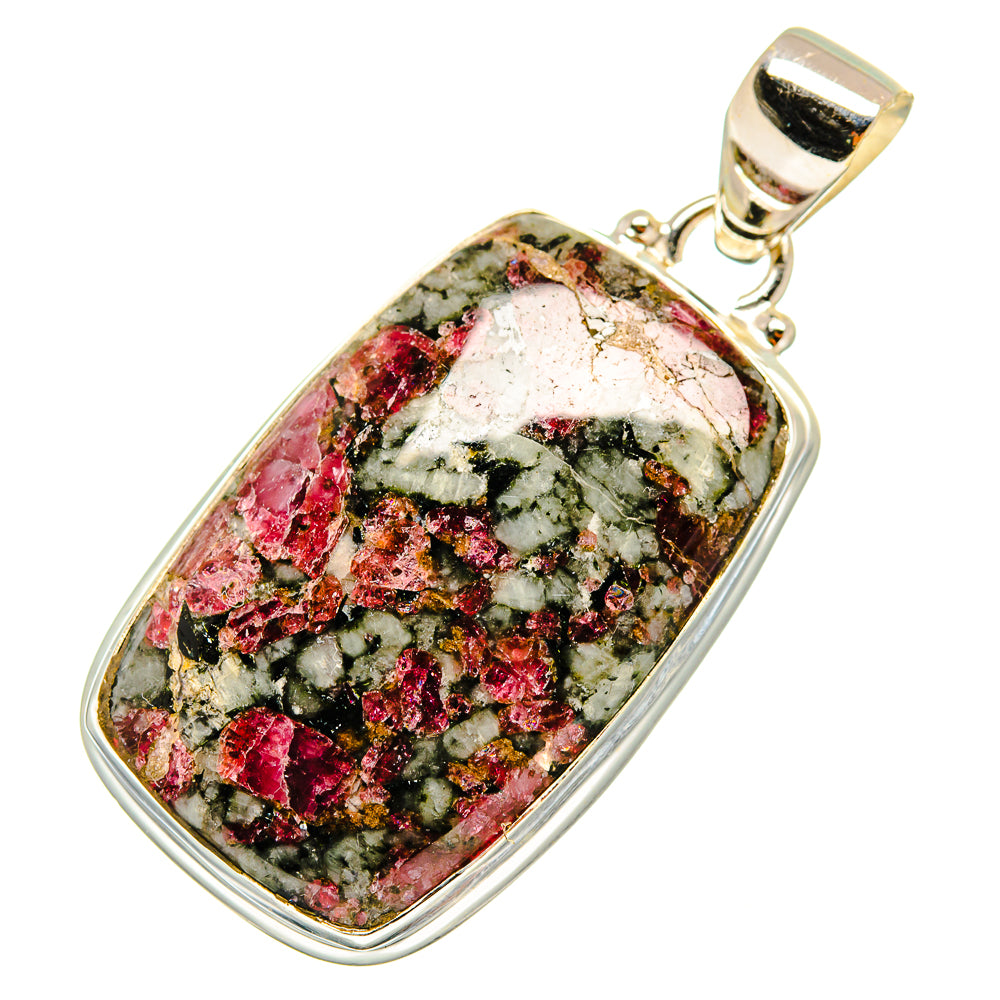 Russian Eudialyte Pendants handcrafted by Ana Silver Co - PD9689