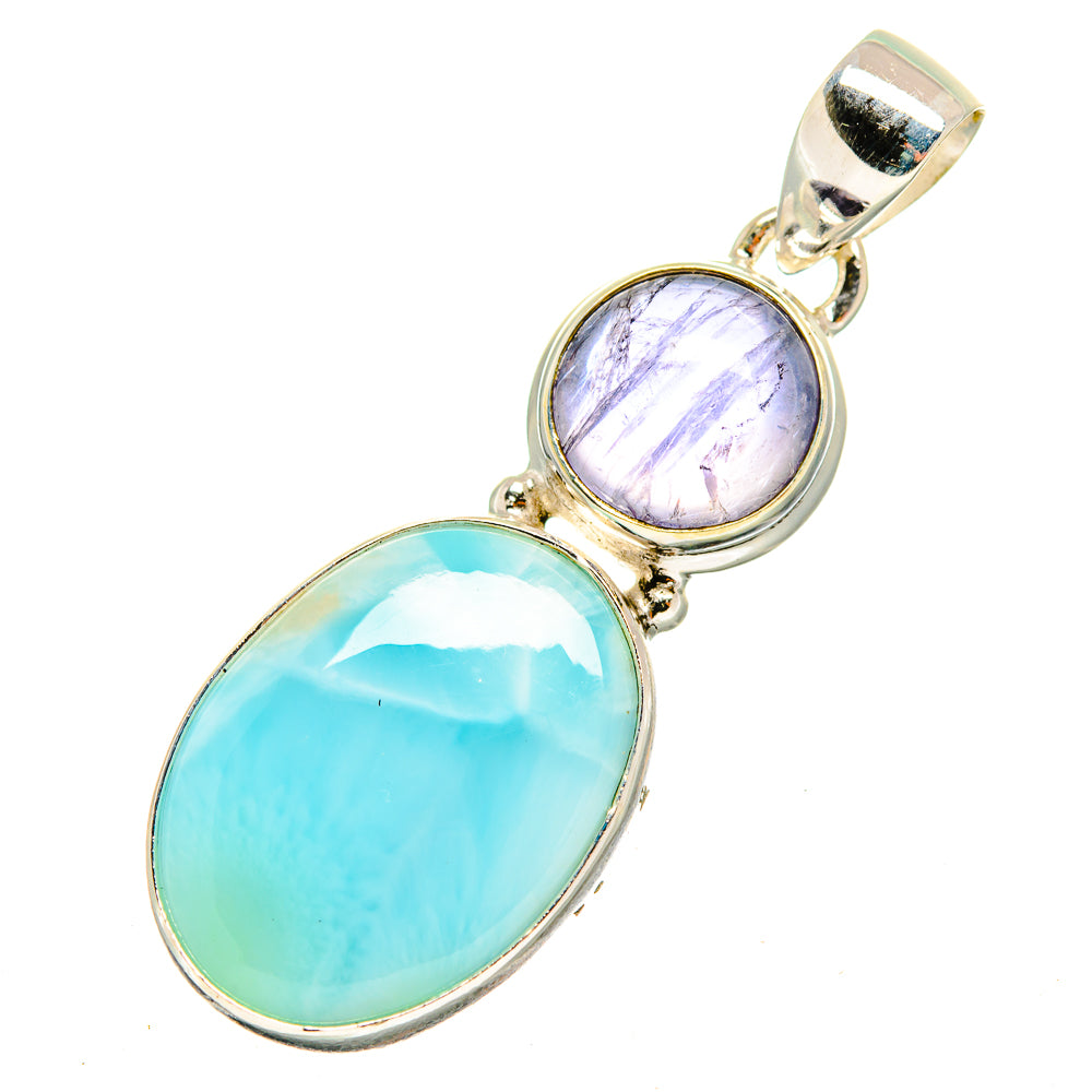 Larimar Pendants handcrafted by Ana Silver Co - PD9700