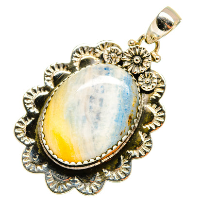 Blue Scheelite Pendants handcrafted by Ana Silver Co - PD9706