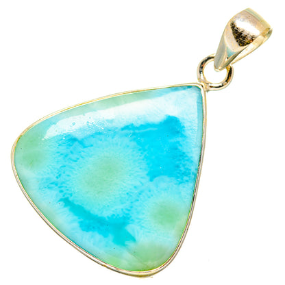 Larimar Pendants handcrafted by Ana Silver Co - PD9715