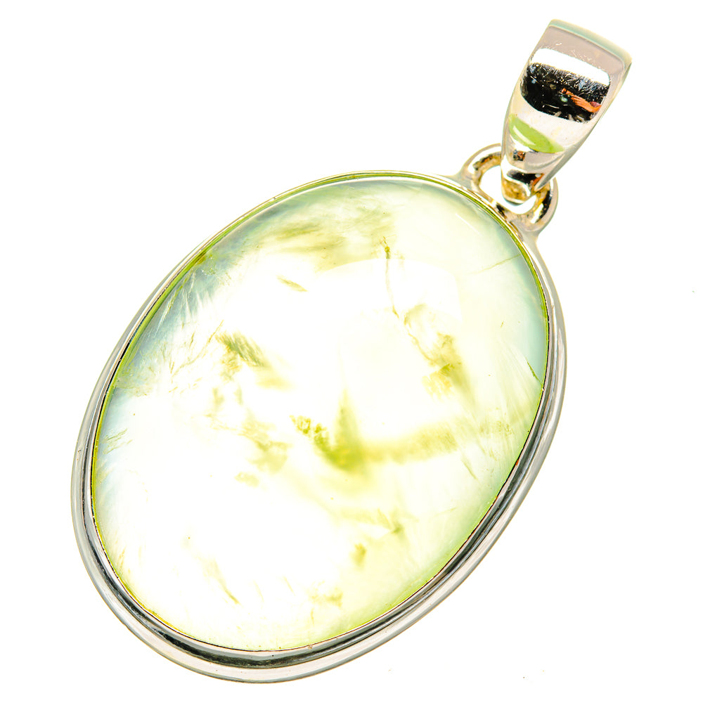 Prehnite Pendants handcrafted by Ana Silver Co - PD9717