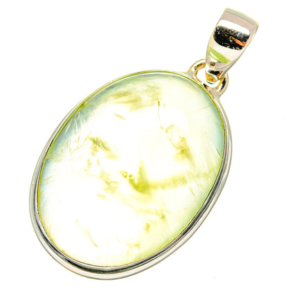 Prehnite Pendants handcrafted by Ana Silver Co - PD9717