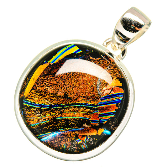 Dichroic Glass Pendants handcrafted by Ana Silver Co - PD9721