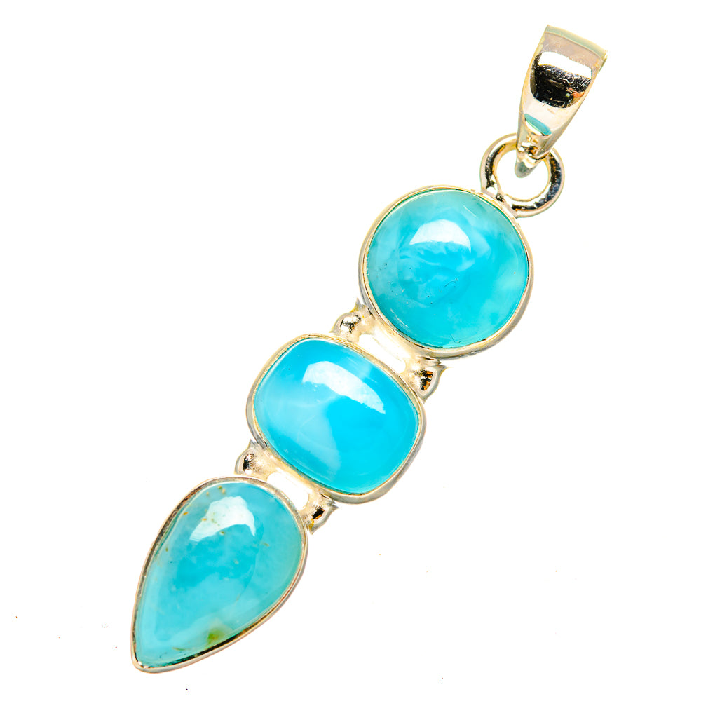 Larimar Pendants handcrafted by Ana Silver Co - PD9740