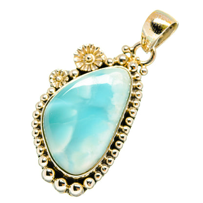 Larimar Pendants handcrafted by Ana Silver Co - PD9743