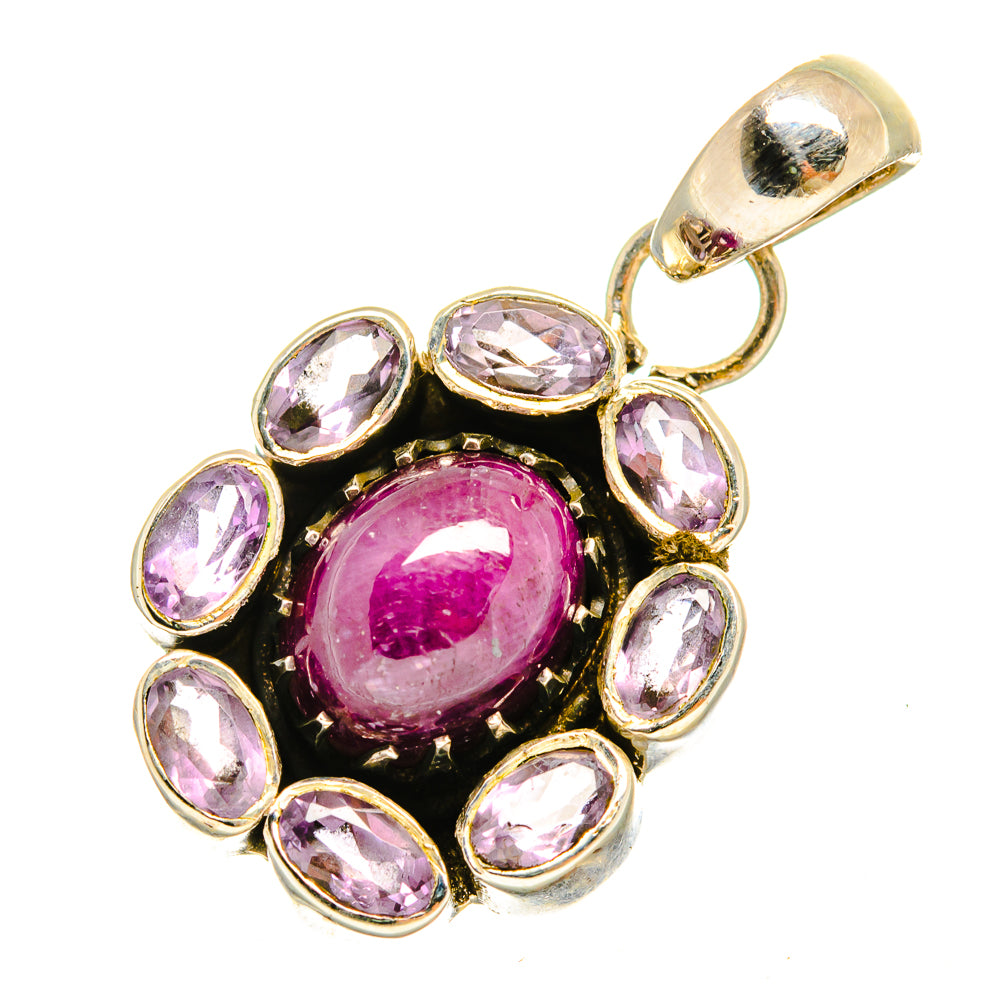 Pink Tourmaline Pendants handcrafted by Ana Silver Co - PD9757