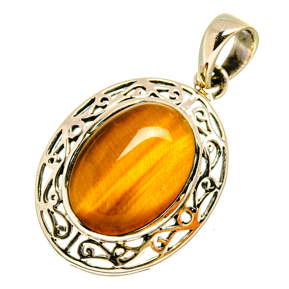 Tiger Eye Pendants handcrafted by Ana Silver Co - PD9767