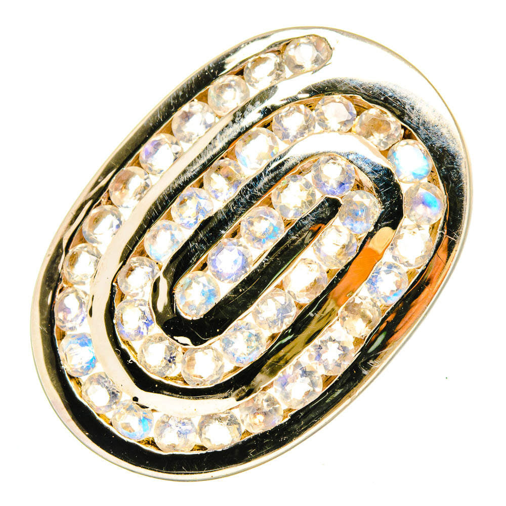 Rainbow Moonstone Pendants handcrafted by Ana Silver Co - PD9776