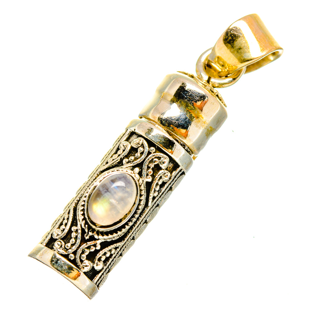Rainbow Moonstone Pendants handcrafted by Ana Silver Co - PD9778