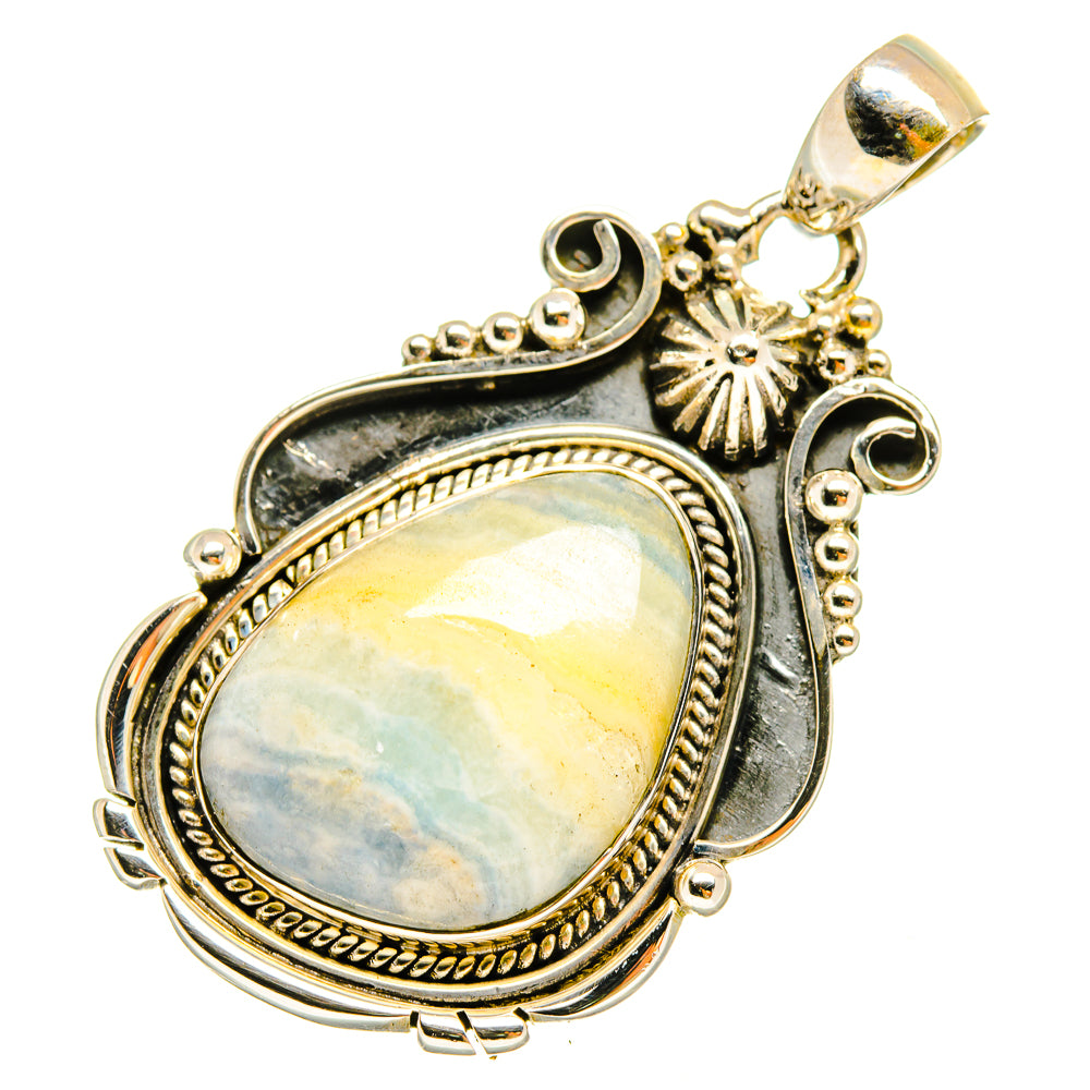 Blue Scheelite Pendants handcrafted by Ana Silver Co - PD9782